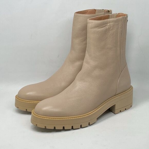 Aquazzura Saint Honore Leather Combat Booties size 40 - Picture 5 of 15